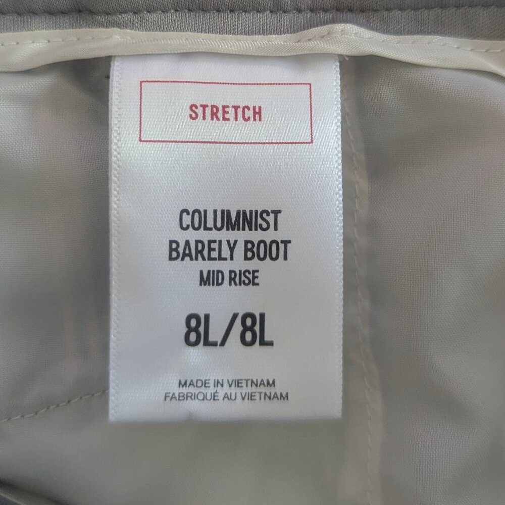 Express Columnist Barely Boot Stretch Mid Rise Pl… - image 6